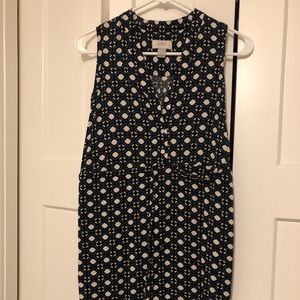Ann Taylor Loft Sleeveless Shirt Dress